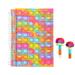 Kuriozud Push Pop Bubble Notebook Silicone Cover Paper Notebook Workbook