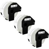 GREENCYCLE 3 Pack Compatible for Brother DK-1201 Standard Address Paper Label Roll With Cartridge 1-1/7 x 3-1/2 (29mm x 90mm) White Labels For QL-560 QL-720NW P-Touch Label Printers