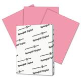 Springhill Digital Index Color Card Stock 90 lb 8 1/2 x 11 Cherry 250 Sheets/Pack -SGH075100