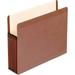 Premium Reinforced Expanding File Pockets 7 Expansion Letter Size Red Fiber 5/box | Bundle of 5 Boxes