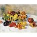 Hot Stuff 2002-11x14-GC 11 x 14 in. Fruits from the Midi Poster Print by Cezanne