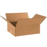 The Packaging Wholesalers Flat Corrugated Boxes 18 x 14 x 6 Kraft 25/Bundle BS181406