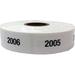 White with Black 2001 - 3000 Consecutive Number Labels | 3/4 x 1 1/2 inch - 1 Label per Number 1000 Pack