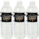 Big Dot of Happiness Hello College Graduation Party Water Bottle Sticker Labels - Set of 20