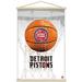 NBA Detroit Pistons - Drip Basketball 21 Wall Poster with Wooden Magnetic Frame 22.375 x 34