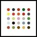 Abstract Dots - 25 Laminated & Framed Poster (16 x 16)