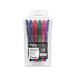 FriXion Point Erasable Gel Ink Stick Pen Assorted Inks .5mm 6/Pack