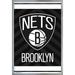 NBA Brooklyn Nets - Logo 15 Wall Poster 22.375 x 34 Framed