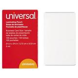 Universal Laminating Pouches 5 mil 3.75 x 2.25 Gloss Clear 100/Box