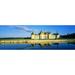 Reflection of a castle on water Chateau De Chambord Chambord Loire Valley France Poster Print (27 x 9)