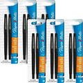 Paper Mate Flair Porous Felt Tip Pens Medium Point Black Ink (12 Count)