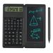 Walmeck Calculator with LCD Writing Tablet Desktop Calculators 10 Digits Display with Stylus Erase Button Thin and Foldable Design for Daily and Basic Office