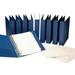 Samsill Round Ring Binder with Index Dividers 1-1/2 Inches Blue Pack of 30