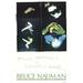 BRUCE NAUMAN Falls Pratfalls + Sleights of Hand 22 x 14.25 Poster 1994 Pop Art Black Green Blue