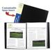 C-Line Bound Sheet Protector Presentation Book 12 Letter-Size Sleeves Black Each