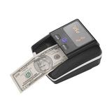 Portable Small Banknote Bill Detector Money Detecto Denomination Value Counter UV/MG/IR Detection with Battery Counterfeit Fake Money Currency Cash Checker Tester Machine for USD EURO