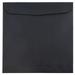 JAM 9.5 x 9.5 Square Envelopes Black Linen 25/Pack