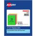 Avery 2 x 4 Neon Shipping Labels with Sure Feedfor Laser Printers Assorted: Green Pink Yellow Labels 500 Neon Labels (5956)