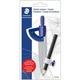 Staedtler STD557SCBKA6 Student Compass with Pencil 1 Each Blue