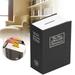Kritne Safe Lock Box Mini Simulation Book Safe Storage Box Money Cash Jewelry Case with Keys