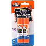 Bulk Buy: Elmers Washable School Glue Stick Purple .22 Ounce 2-Pack