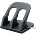 Business Source BSN06527 Adjustable Three-hole Punch 1 Each Black