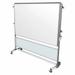 Ghent s Ceramic 46 x 70 Nexus IdealWall Easel with Double Sided Whiteboard