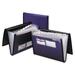 2PK Pendaflex Professional Expanding Organizer 7 Sections Elastic Cord Closure 1/6-Cut Tabs Letter Size Blue (52670)