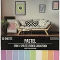 Colorbok Multicolor Textured Pastel Cardstock Pad 12 X12 121 Lbs./180 Gsm 30 Sheets