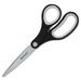 Acme United KleenEarth Soft Handle Scissors - 8 Overall Length - Straight-left/right - Stainless Steel - Black