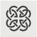 Clover Irish Celtic Knot DIY Cookie Wall Craft Stencil - 5.5 Inch