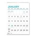 Blueline 12-Month Large Print Wall Calendar 12 x 17 White/Blue 2021 C173106
