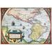 New World Map 1570. /N A New Description Of America Or The New World. Map From Abraham Ortelius Theatrum Orbis Terrarum 1570. Poster Print by (18 x 24)