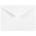 JAM Paper A2 Invitation Envelopes with V Flap 4 3/8in x 5 3/4in Small White 25 per Pack