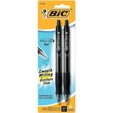 Bic Velocity Gel Retractable Pen Black 2 ea (Pack of 3)