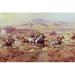 Posterazzi Stagecoach Attack Charles Marion Russell 1865-1926 American Poster Print - 18 x 24 in.