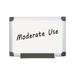 Value Melamine Whiteboards Dry Erase Board 24 x 36 White Aluminum Frame