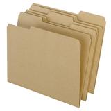 Pendaflex 04342 1 By 3 Top Tab Earthwise Recycled Colored File Folders - Letter Natural