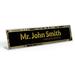 Printtoo Personalized Desk Name Plate Pretty Marble Custom Acrylic Office Desk Name Plate Accessory 2x8 Inches