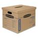 Bankers Box 7717201 Smoothmove Classic Medium Moving Boxes 18l X 15w X 14h Kraft/blue 8/carton