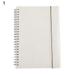 Yesbay A5 Transparent Cover Spiral Notebook Paper Enjoy Writing School Notebook School Supplies 1#