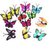 Toma 30pcs Creative Butterfly Pushpin Fine Cork Fixed Wall Decoration with Unique Butterfly Appearance for Pictures Timetables Documents