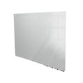 Ghent Aria Low Profile Magnetic Glass Whiteboard 3 H x 4 W Gray (ARIASM34GY)