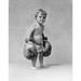 1930s Baby Boy Toddler Wearing Oversize Boxing Gloves Poster Print By Vintage Collection (22 X 28)