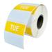 36 Rolls TUESDAY Day of the Week Labels (500 labels per roll 40mmx40mm) -- BPA Free!