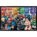 DC Comics - Justice League of America - Group Wall Poster 14.725 x 22.375 Framed