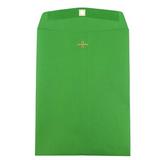 JAM Paper & Envelope 9 x 12 Clasp Envelopes Green 100/Pack