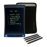 Boogie Board Jot Deluxe Kit with Reusable Writing Pad Protective Sleeve & Stylus Pack Blue