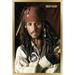 Disney Pirates: Black Pearl - Johnny Depp Portrait Wall Poster 14.725 x 22.375 Framed