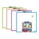 BAZIC 14 X 14 Magnetic Dry Erase Board Tile + Markers & Magnets 4-Pack